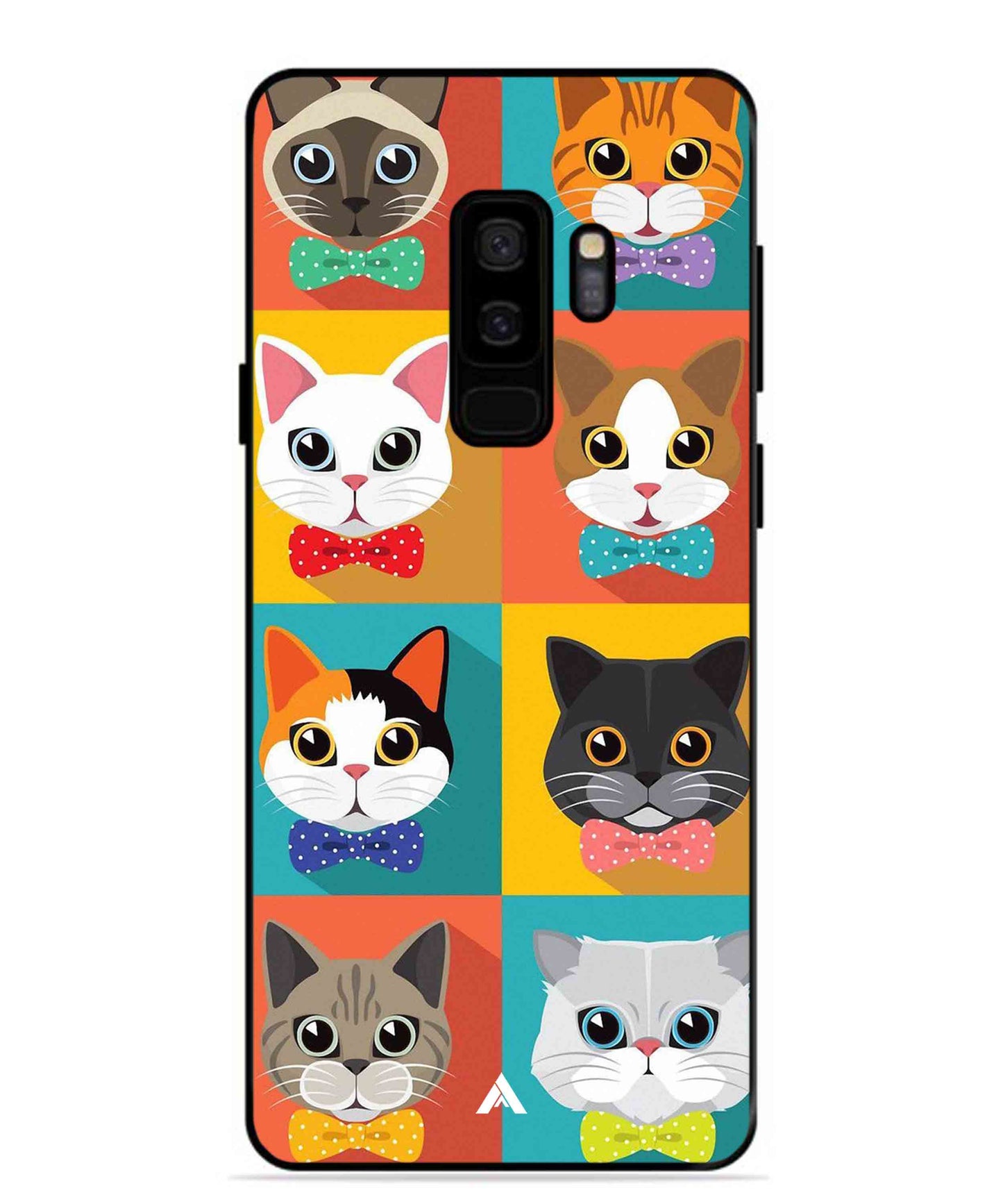 Kitties Metal Back Cover Phone Case for Samsung Galaxy S9 Plus