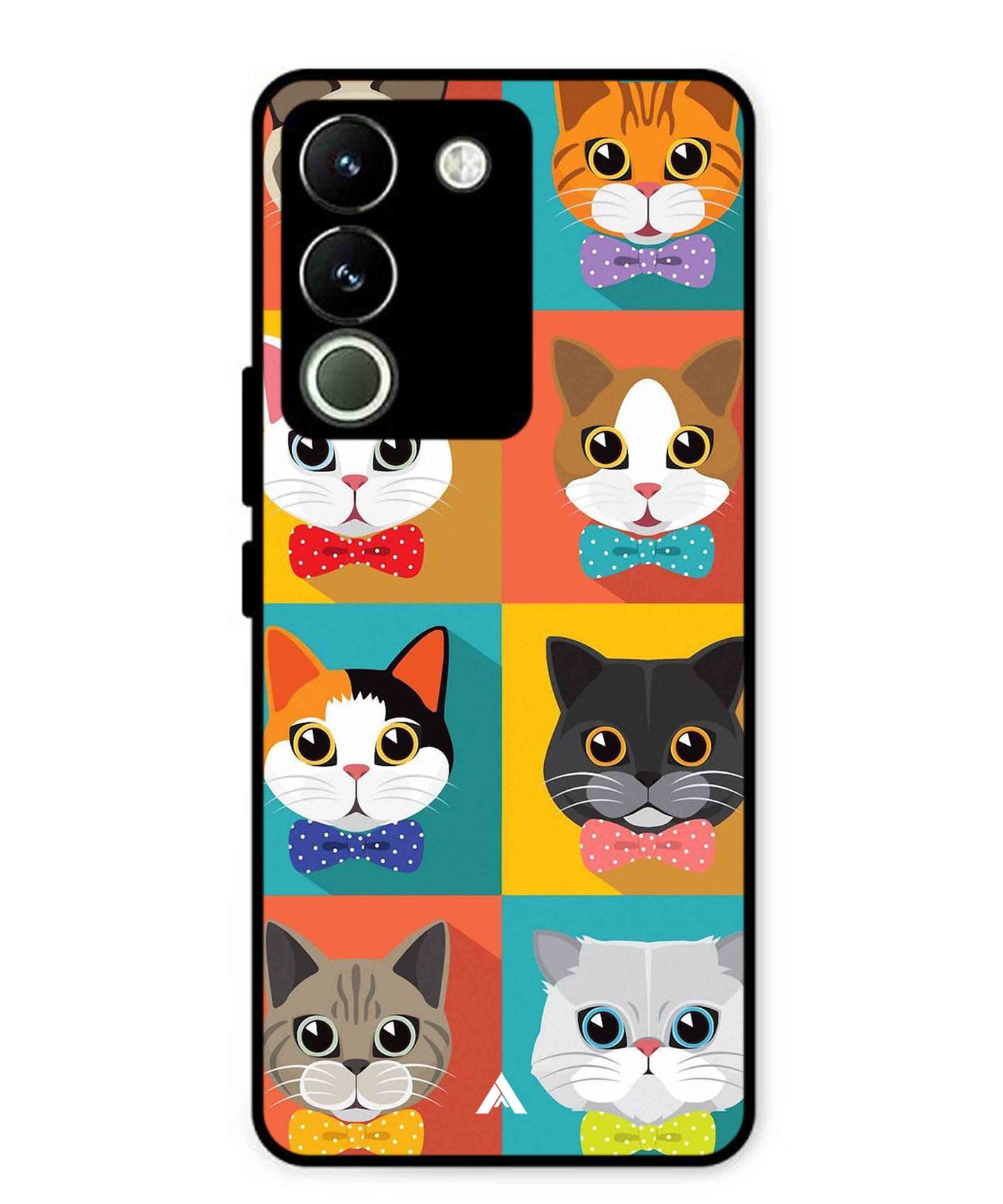 Kitties Metal Back Cover Phone Case for Vivo Y200