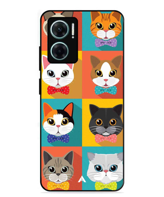 Kitties Metal Back Cover Phone Case for Xiaomi Redmi 11 Prime 5G