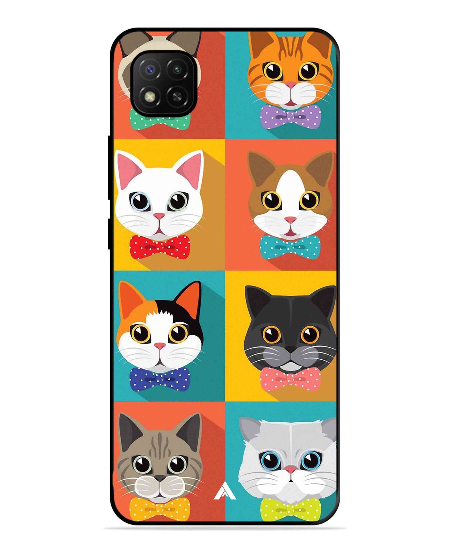 Kitties Metal Back Cover Phone Case for Xiaomi Redmi 9