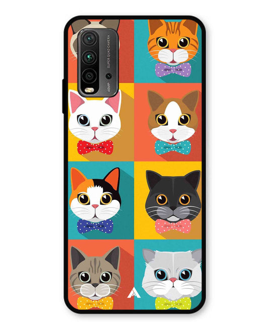 Kitties Metal Back Cover Phone Case for Xiaomi Redmi 9 Power