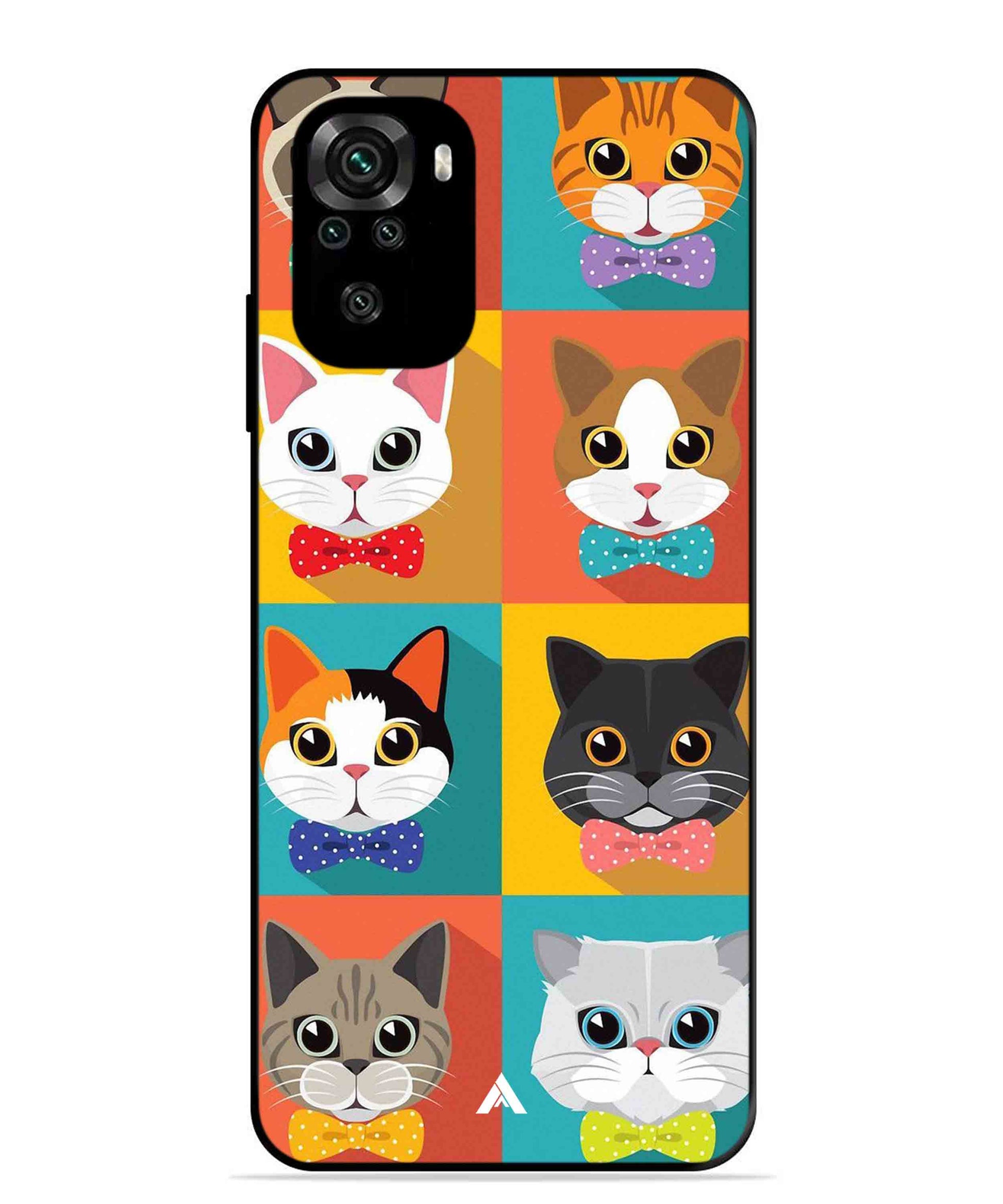 Kitties Metal Back Cover Phone Case for Xiaomi Redmi Note 10S