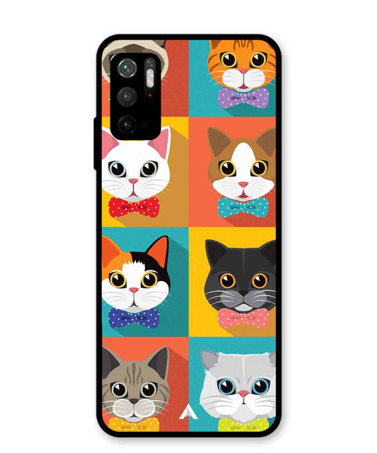 Kitties Metal Back Cover Phone Case for Xiaomi Redmi Note 10T