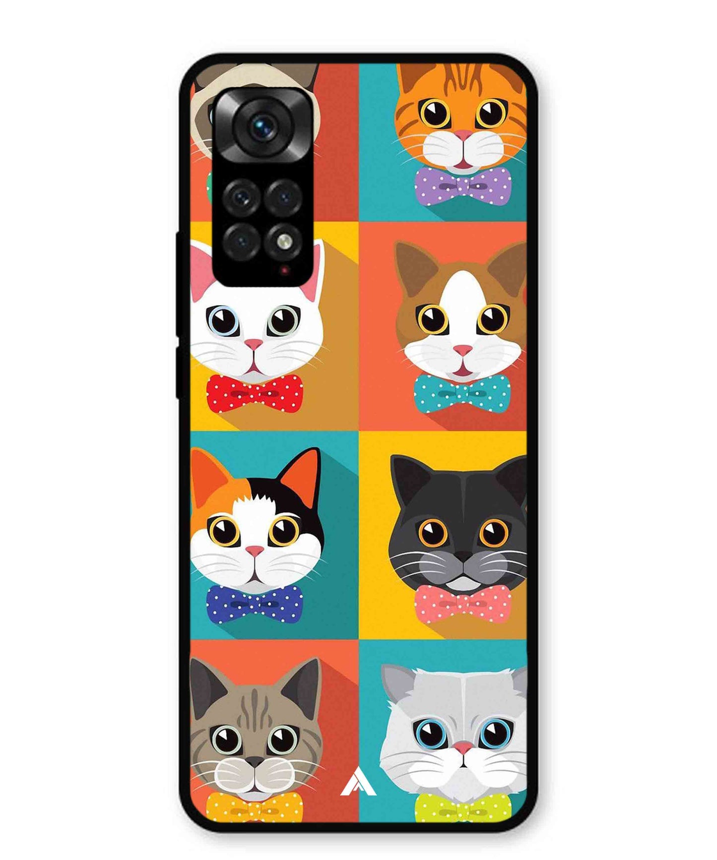 Kitties Metal Back Cover Phone Case for Xiaomi Redmi Note 11s