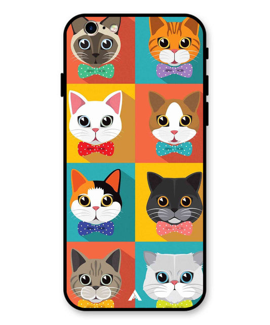 Kitties Metal Back Cover Phone Case for iPhone 11