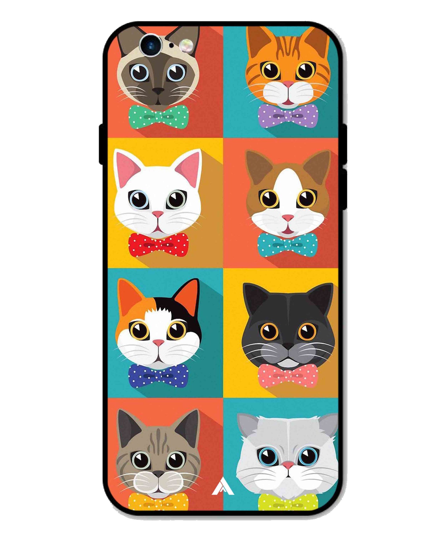 Kitties Metal Back Cover Phone Case for iPhone 6 Plus