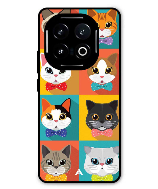 Kitties Metal Back Cover Phone Case for iQOO 13