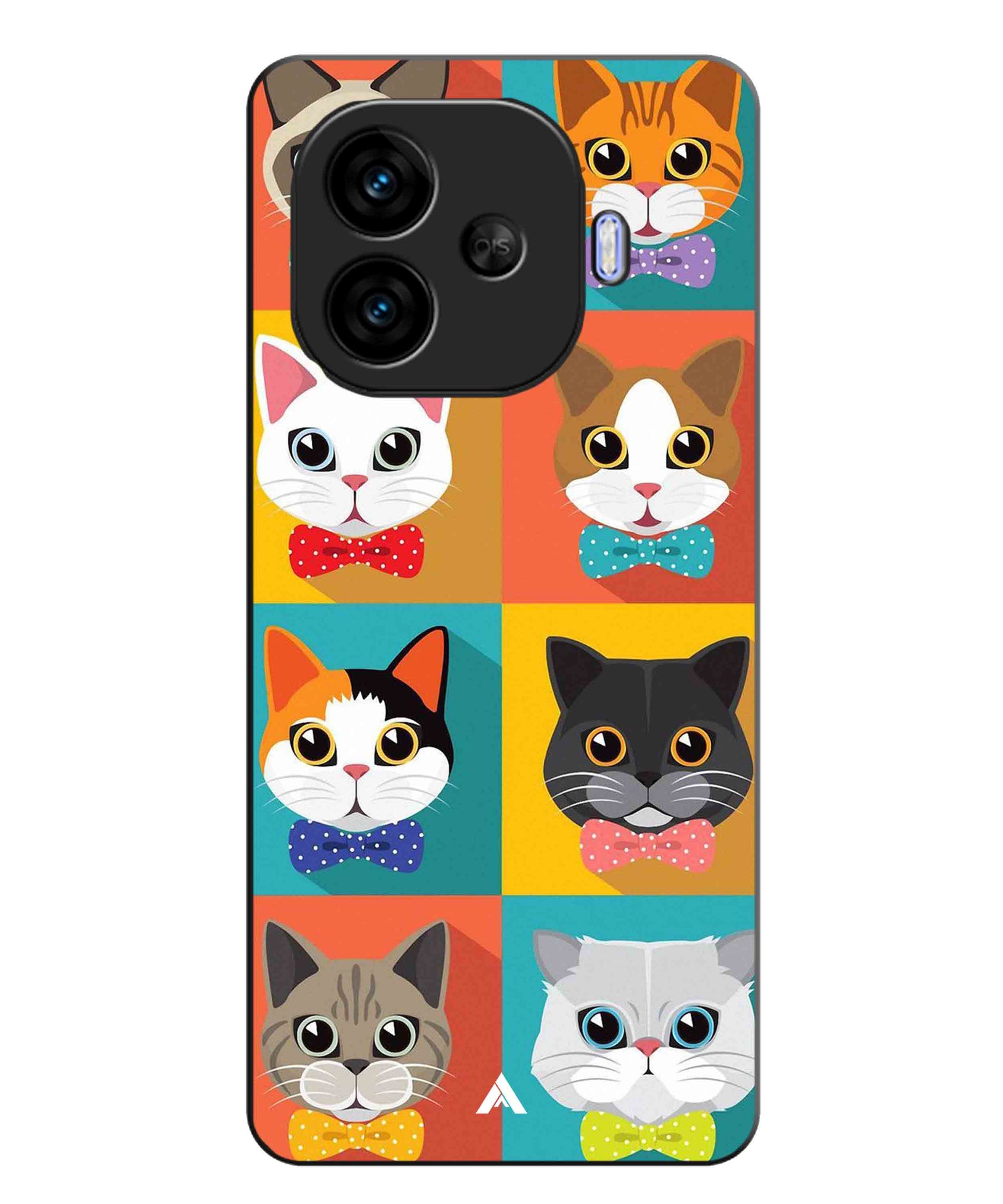 Kitties Metal Back Cover Phone Case for iQOO Neo 10r