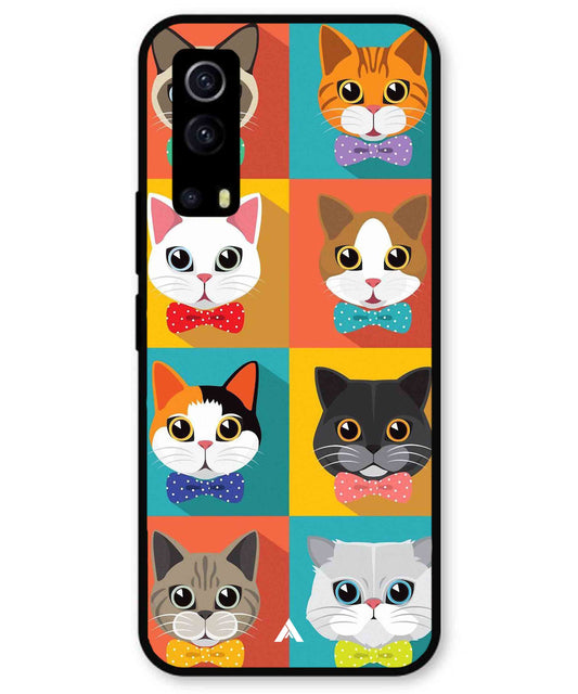 Kitties Metal Back Cover Phone Case for iQOO Z3