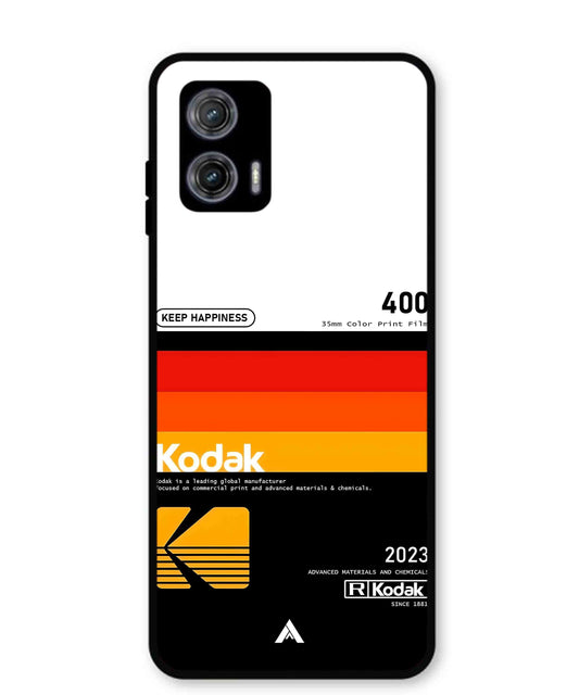 Kodak 400 Aesthetic Metal Back Cover Phone Case for Moto G73