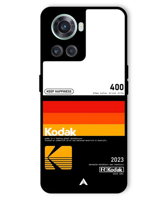 Kodak 400 Aesthetic Metal Back Cover Phone Case for Oneplus 10R