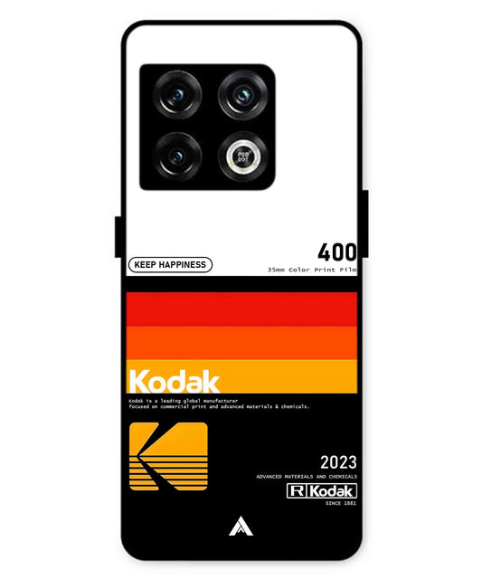 Kodak 400 Aesthetic Metal Back Cover Phone Case for Oneplus 10 Pro