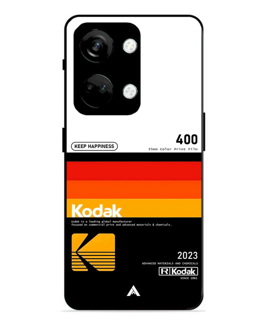 Kodak 400 Aesthetic Metal Back Cover Phone Case for Oneplus Nord 3