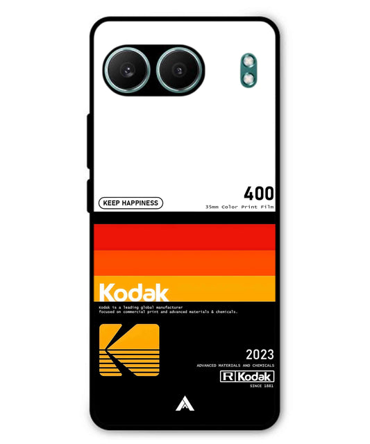 Kodak 400 Aesthetic Metal Back Cover Phone Case for Oneplus Nord 4