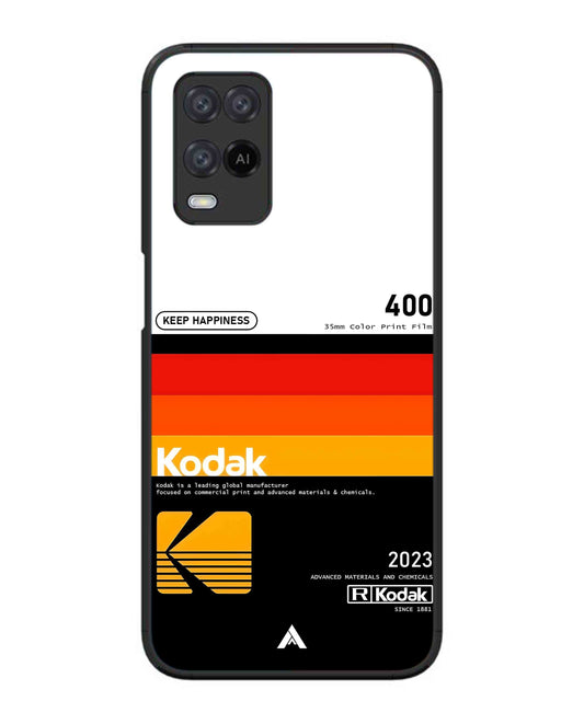 Kodak 400 Aesthetic Metal Back Cover Phone Case for Oppo A54