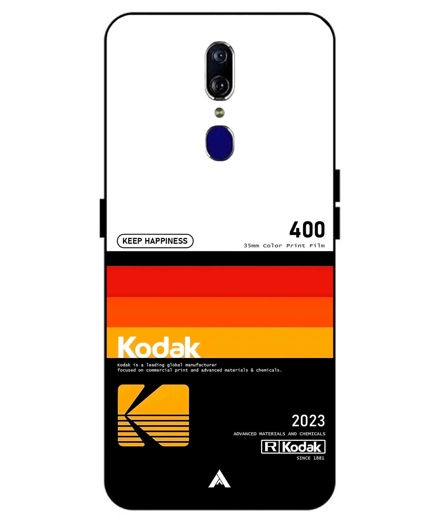 Kodak 400 Aesthetic Metal Back Cover Phone Case for Oppo F11
