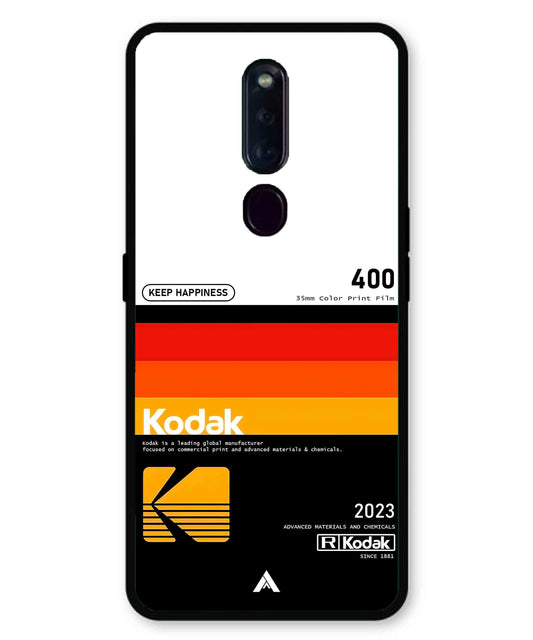 Kodak 400 Aesthetic Metal Back Cover Phone Case for Oppo F11 Pro