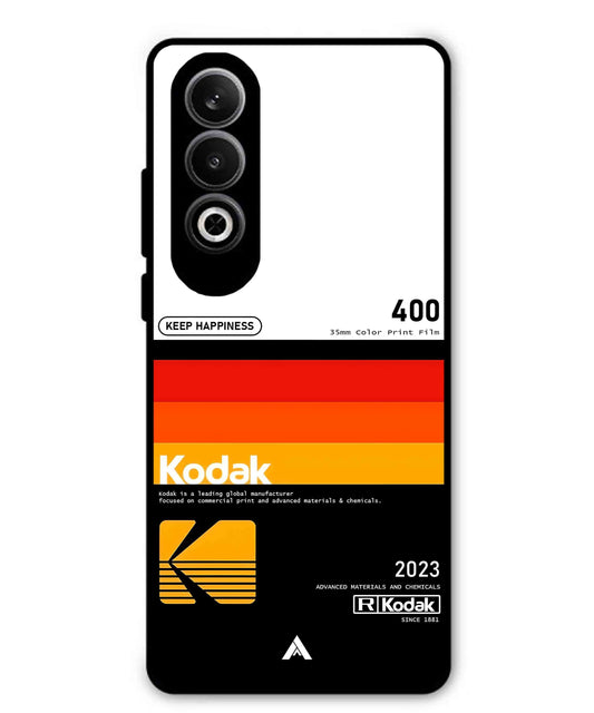 Kodak 400 Aesthetic Metal Back Cover Phone Case for Oppo K12