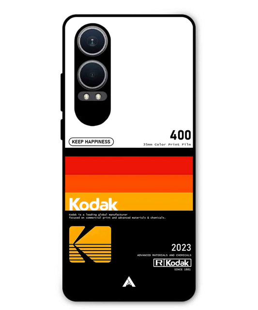 Kodak 400 Aesthetic Metal Back Cover Phone Case for Oppo K12x