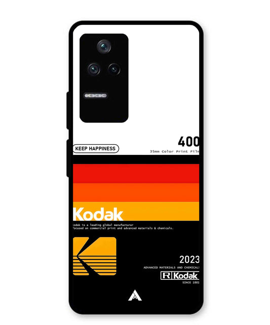 Kodak 400 Aesthetic Metal Back Cover Phone Case for Poco F4