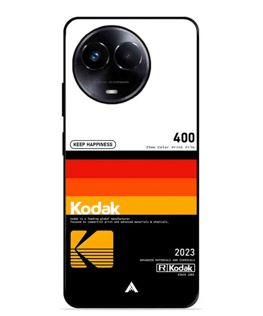 Kodak 400 Aesthetic Metal Back Cover Phone Case for Realme 11X
