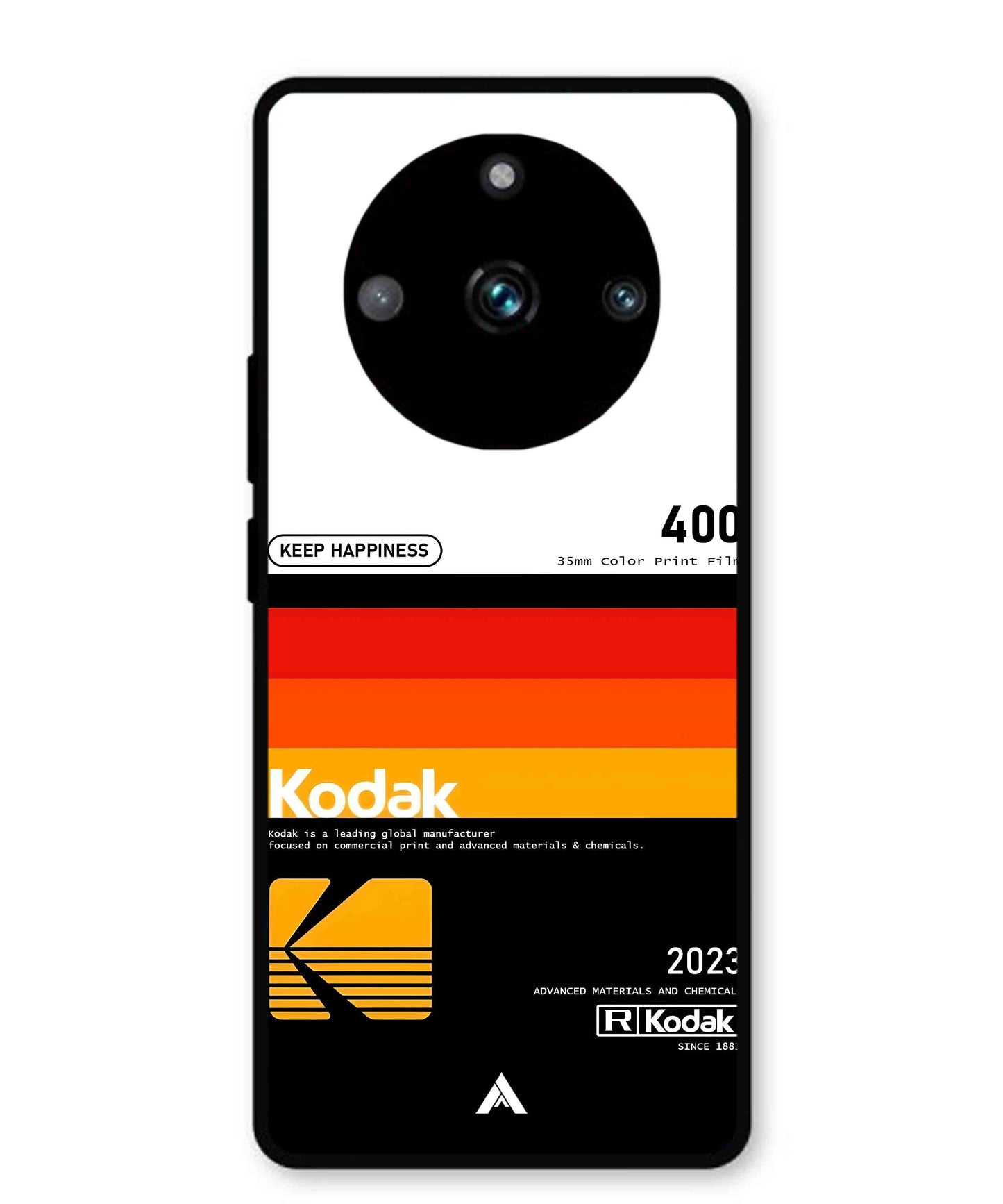 Kodak 400 Aesthetic Metal Back Cover Phone Case for Realme 11 Pro Plus