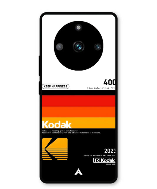 Kodak 400 Aesthetic Metal Back Cover Phone Case for Realme 11 Pro Plus