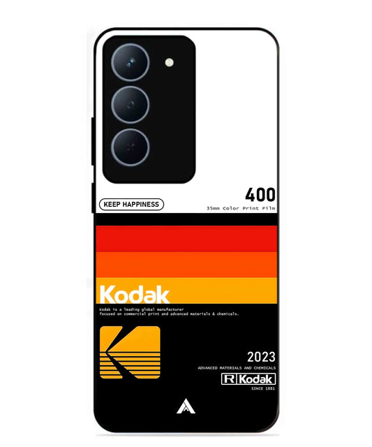 Kodak 400 Aesthetic Metal Back Cover Phone Case for Realme 14X