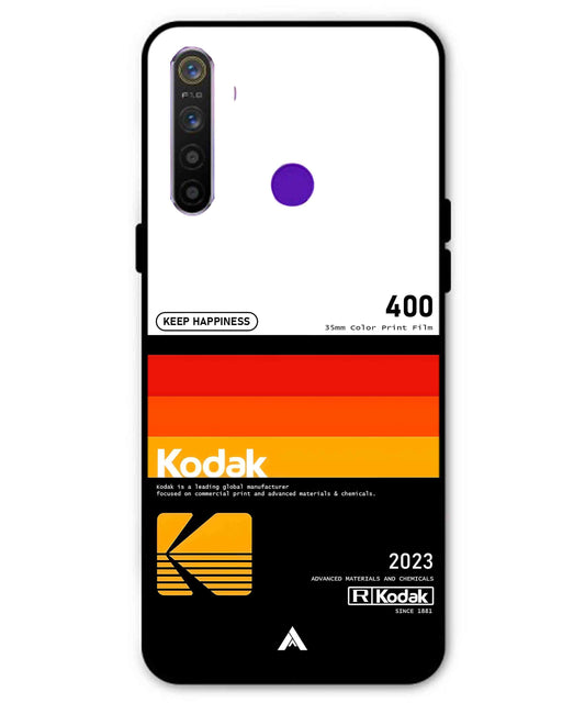 Kodak 400 Aesthetic Metal Back Cover Phone Case for Realme 5i