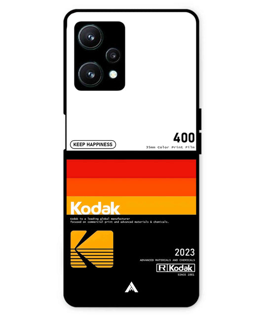 Kodak 400 Aesthetic Metal Back Cover Phone Case for Realme 9 SE