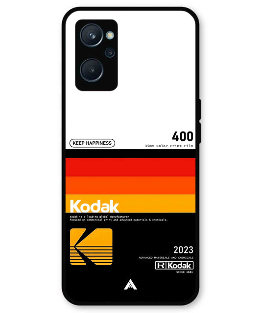 Kodak 400 Aesthetic Metal Back Cover Phone Case for Realme 9i