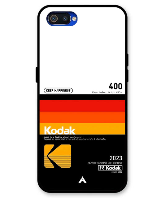 Kodak 400 Aesthetic Metal Back Cover Phone Case for Realme C2