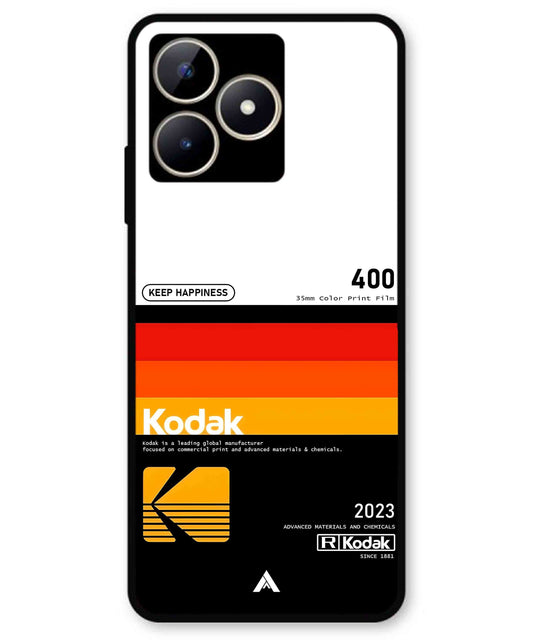 Kodak 400 Aesthetic Metal Back Cover Phone Case for Realme C51