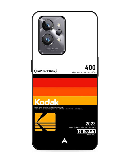 Kodak 400 Aesthetic Metal Back Cover Phone Case for Realme GT 2 Pro