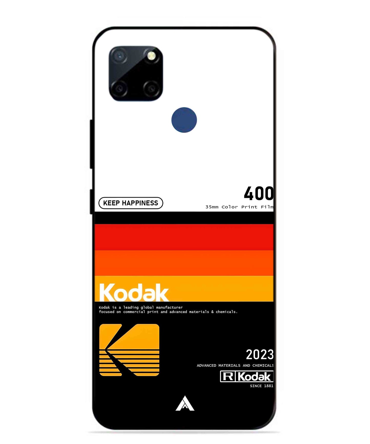 Kodak 400 Aesthetic Metal Back Cover Phone Case for Realme Narzo 30A
