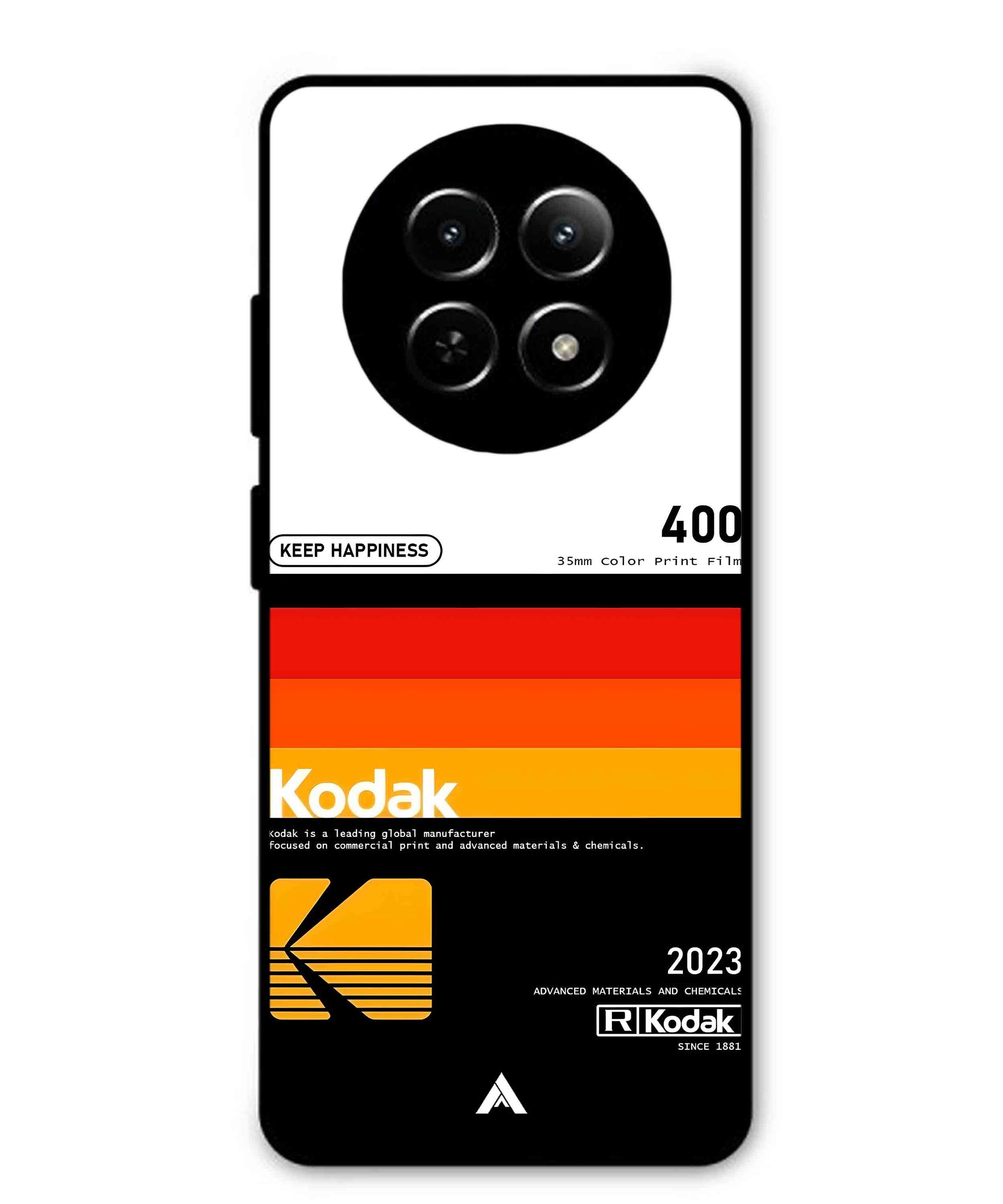 Kodak 400 Aesthetic Metal Back Cover Phone Case for Realme Narzo N65