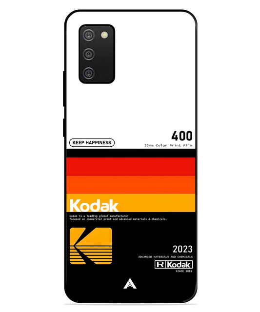 Kodak 400 Aesthetic Metal Back Cover Phone Case for Samsung Galaxy A03s