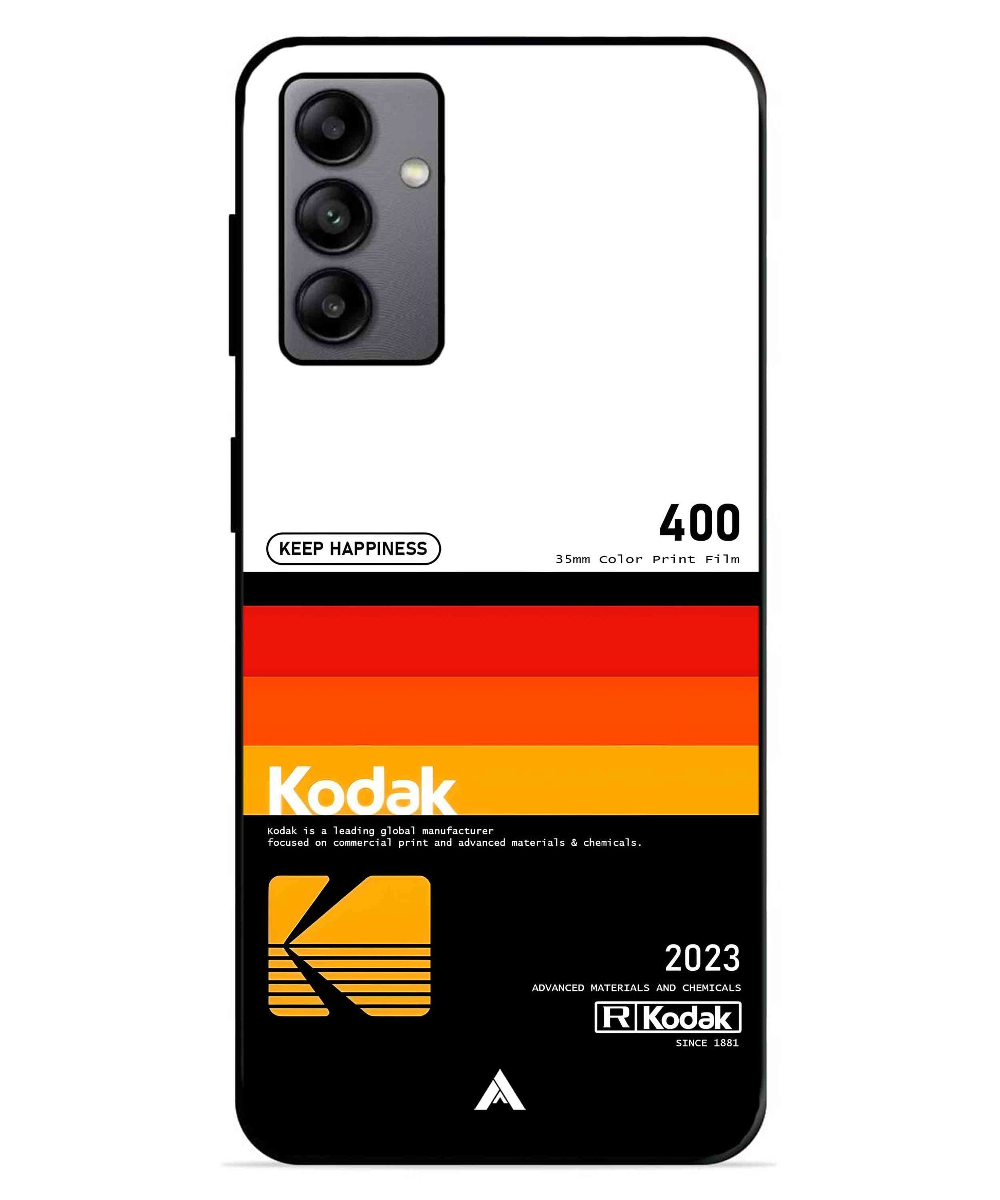Kodak 400 Aesthetic Metal Back Cover Phone Case for Samsung Galaxy A04s