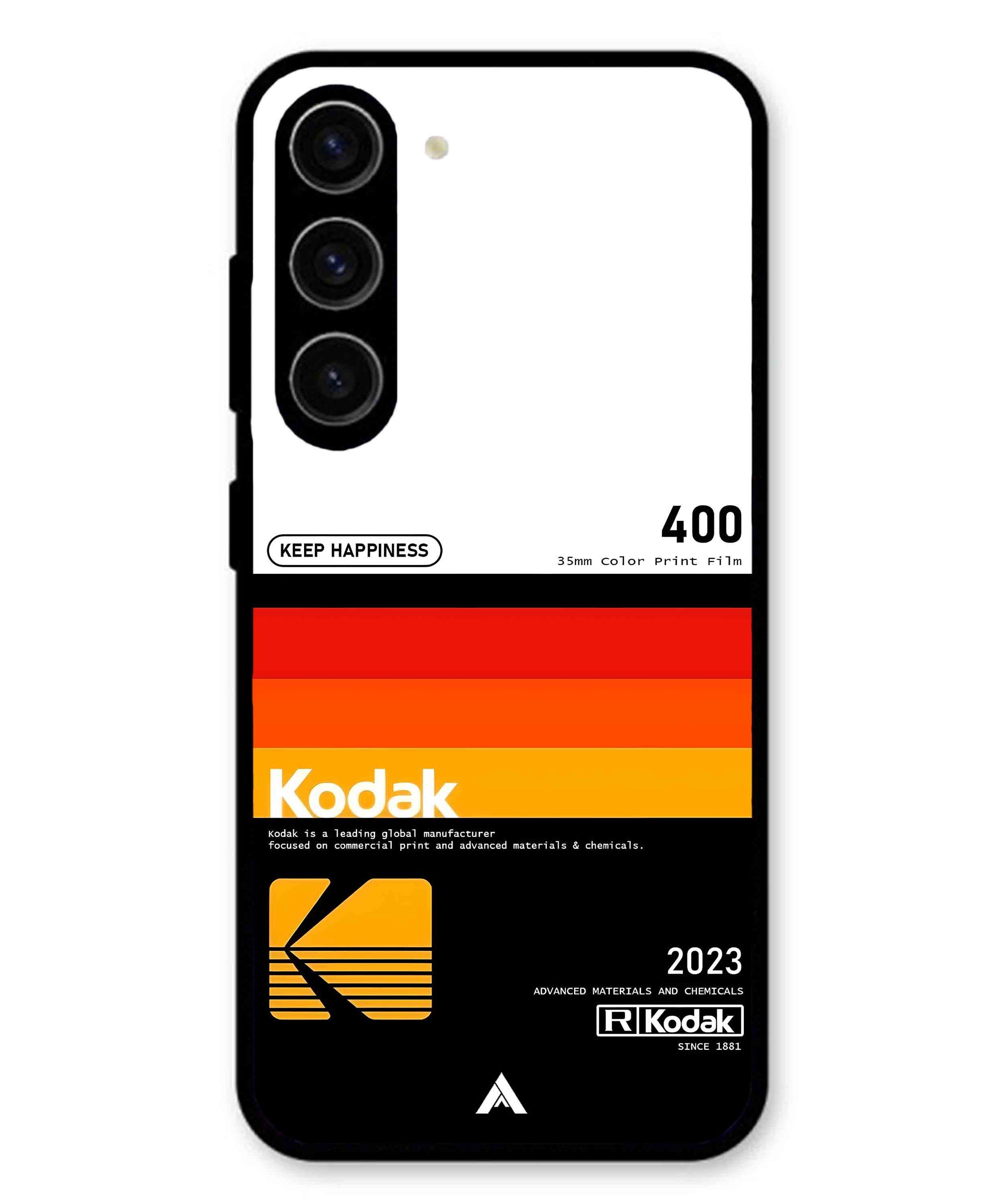Kodak 400 Aesthetic Metal Back Cover Phone Case for Samsung Galaxy A36