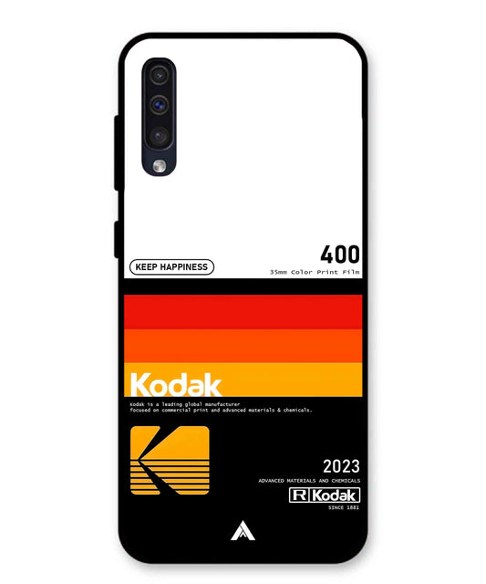 Kodak 400 Aesthetic Metal Back Cover Phone Case for Samsung Galaxy A50