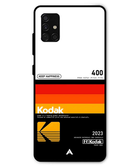 Kodak 400 Aesthetic Metal Back Cover Phone Case for Samsung Galaxy A51