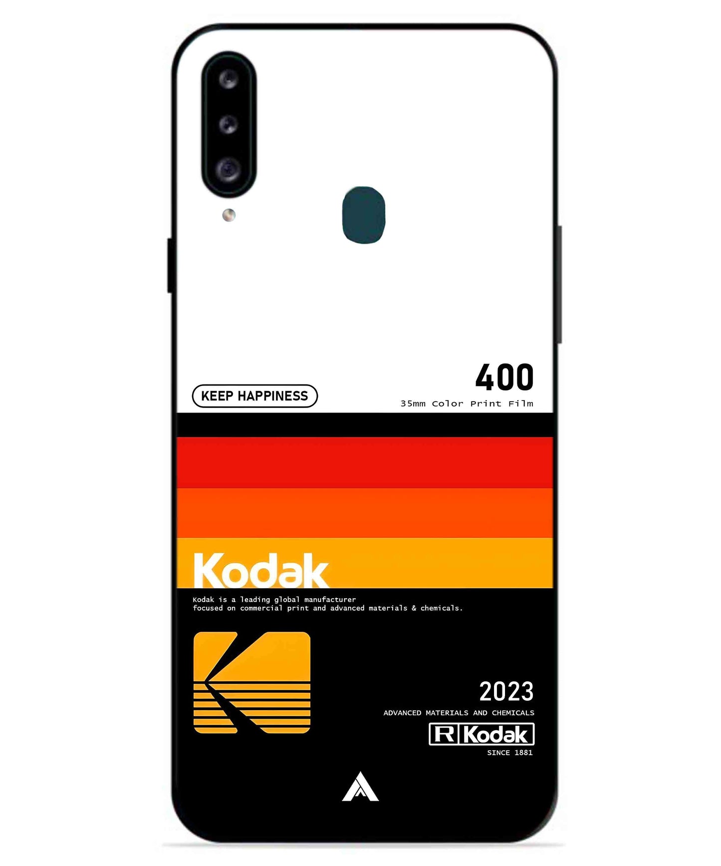 Kodak 400 Aesthetic Metal Back Cover Phone Case for Samsung Galaxy A70s