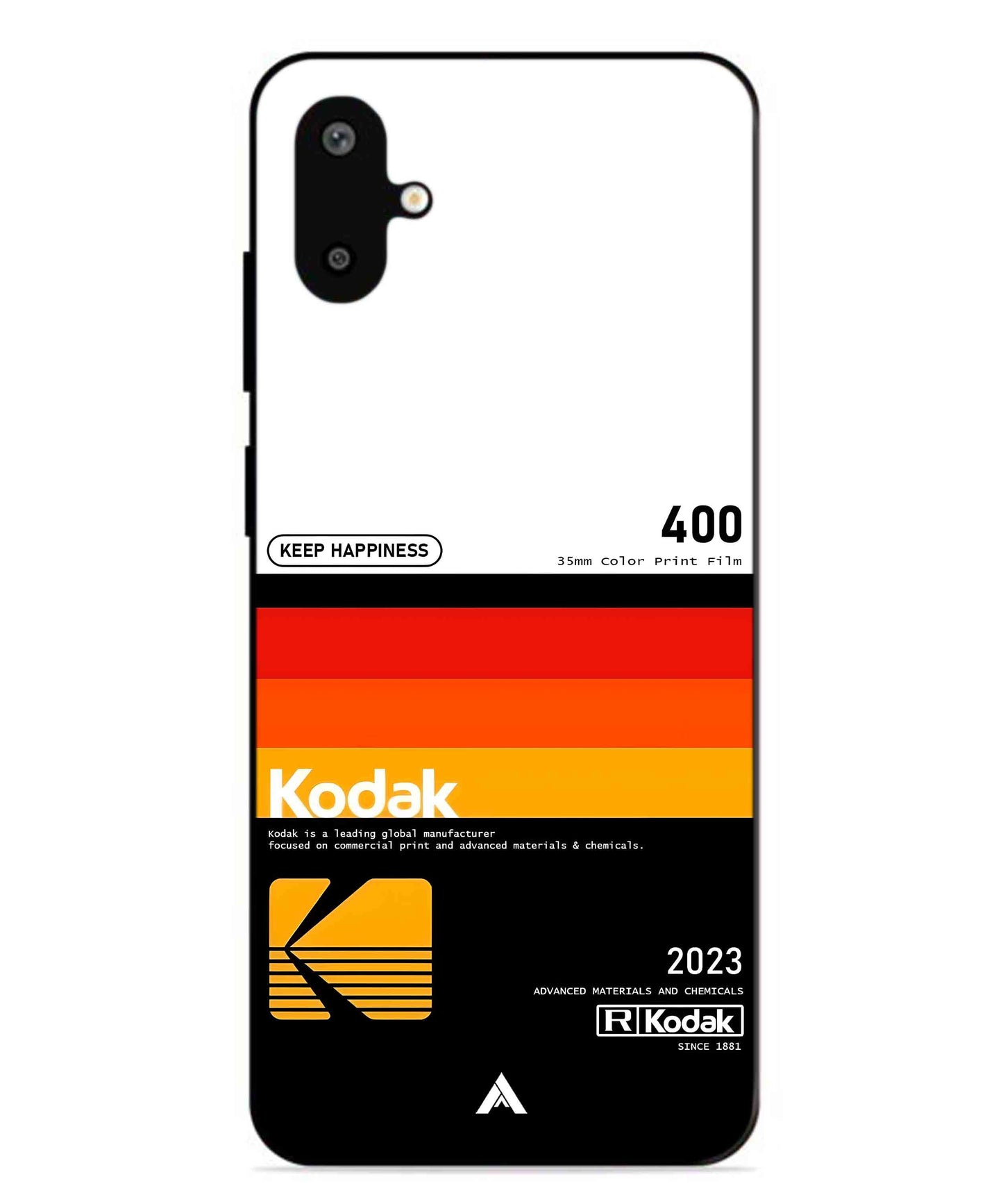 Kodak 400 Aesthetic Metal Back Cover Phone Case for Samsung Galaxy F06