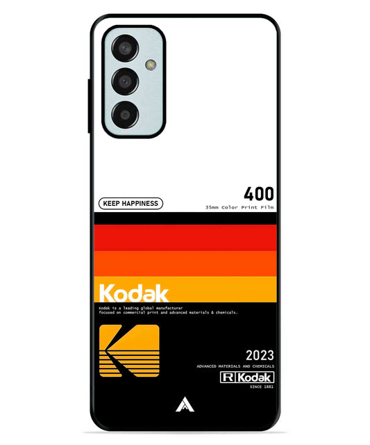 Kodak 400 Aesthetic Metal Back Cover Phone Case for Samsung Galaxy F13 4G