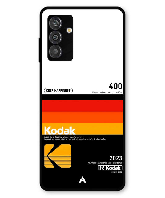 Kodak 400 Aesthetic Metal Back Cover Phone Case for Samsung Galaxy F14