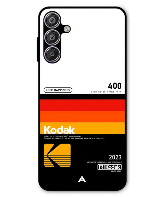 Kodak 400 Aesthetic Metal Back Cover Phone Case for Samsung Galaxy F15