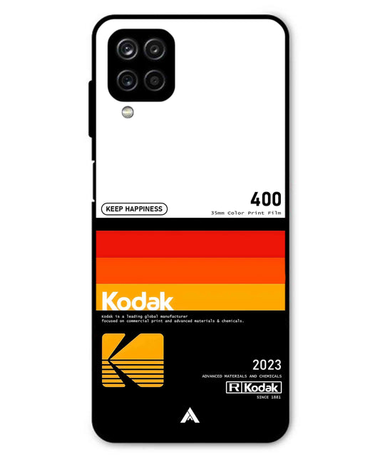Kodak 400 Aesthetic Metal Back Cover Phone Case for Samsung Galaxy F22