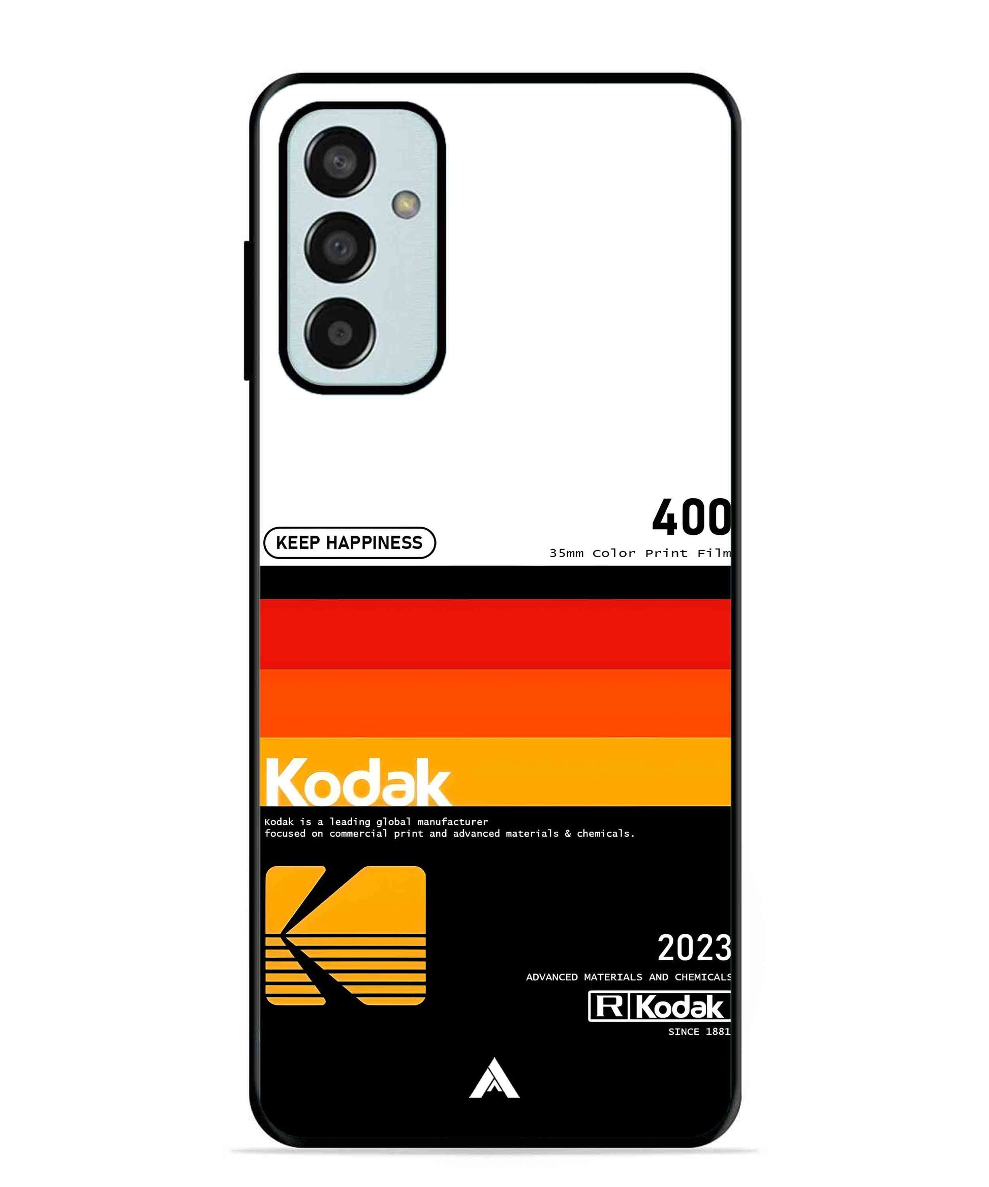 Kodak 400 Aesthetic Metal Back Cover Phone Case for Samsung Galaxy M13 4G