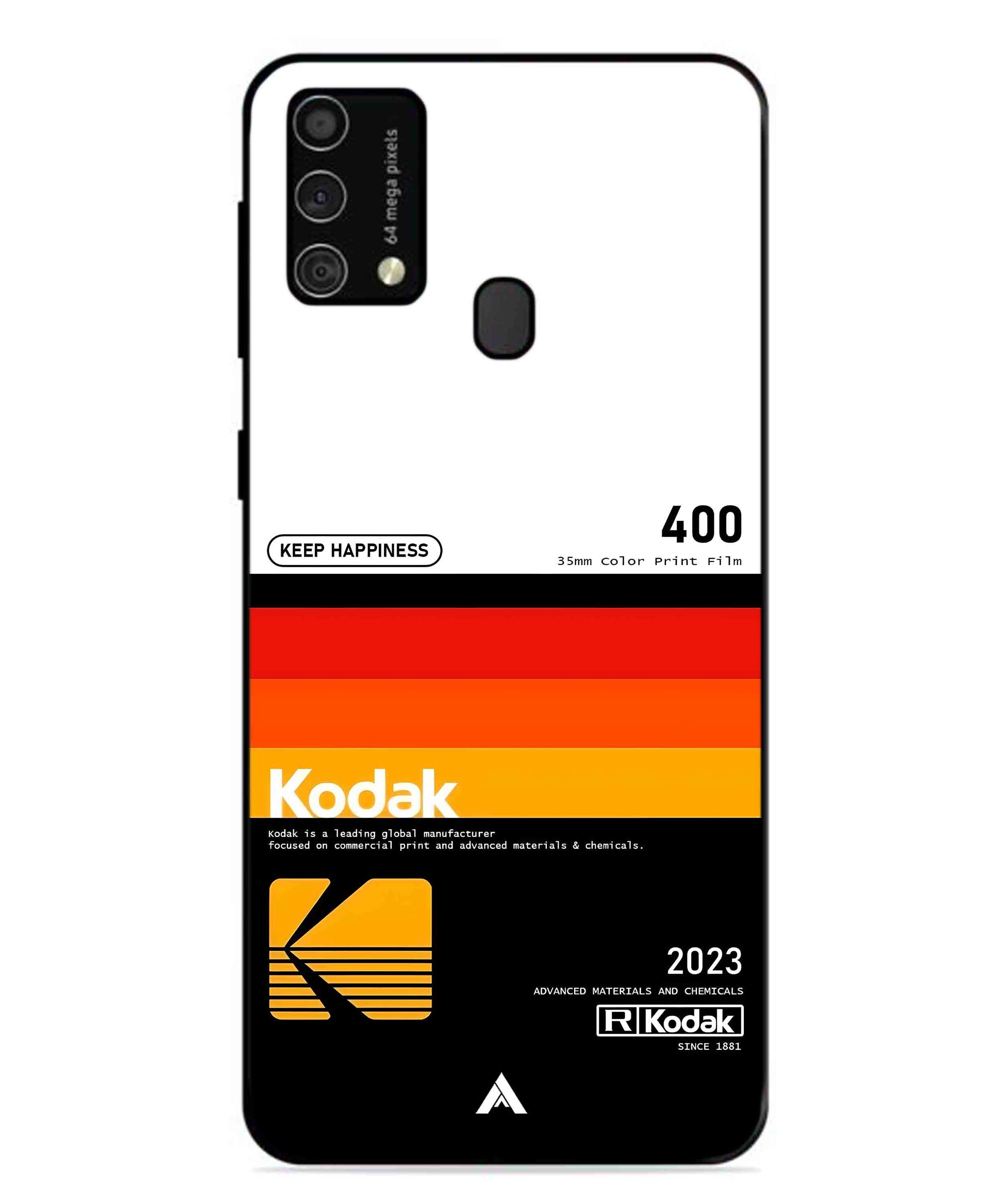 Kodak 400 Aesthetic Metal Back Cover Phone Case for Samsung Galaxy M31
