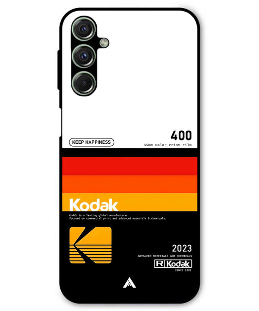 Kodak 400 Aesthetic Metal Back Cover Phone Case for Samsung Galaxy M34